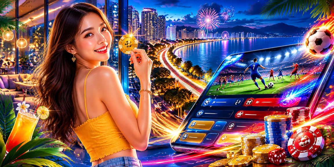 Suasana pertaruhan kasino bergaya Melayu di Pulau Pinang Malaysia dengan meja permainan premium